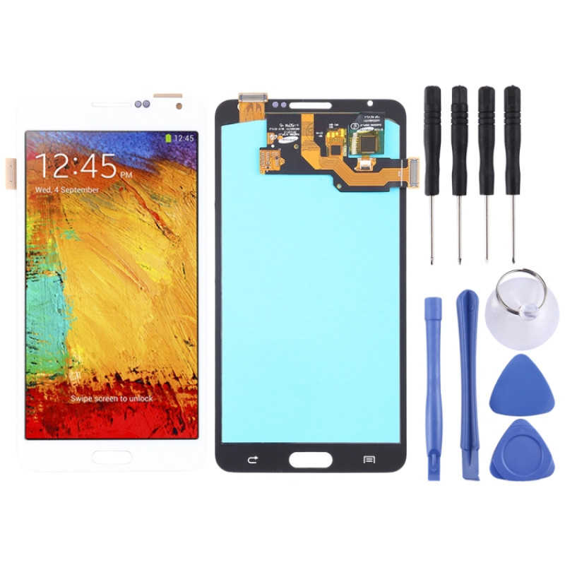 OLED LCD Screen for Galaxy Note 3, N9000 (3G), N9005 (3G/LTE) with Digitizer Full Assembly (White) OLED LCD Screen for Galaxy Note 3, N9000 (3G), N9005 (3G/LTE) with Digitizer Full Assembly (White)